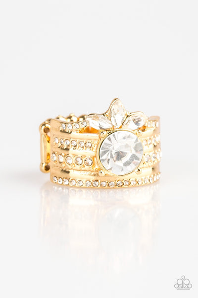 Ring Top Dollar Bling - Gold
