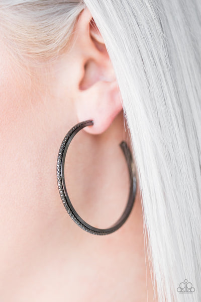 Earrings Girl Gang - Black