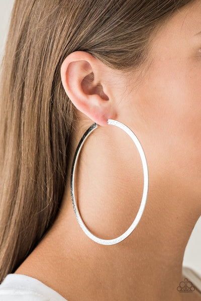 Earrings hoops Size Them Up - Silver