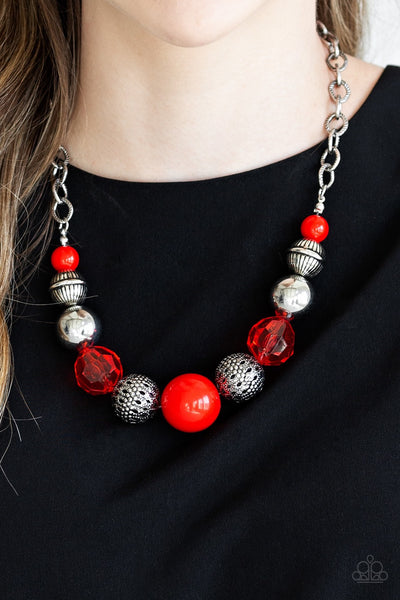 Necklace Sugar, Sugar - Red