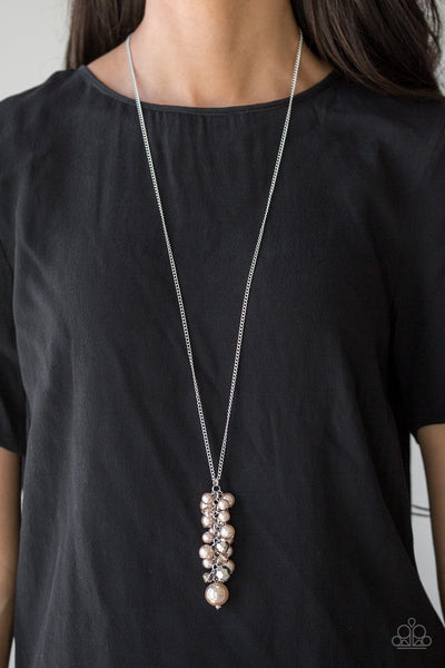 Necklace-Ballroom Belle - Brown