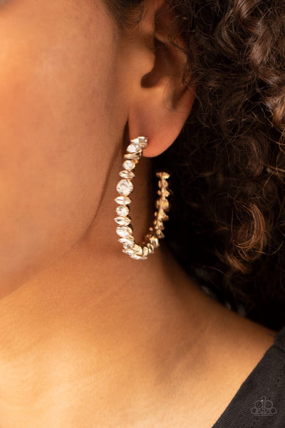 Earrings Can I Have Your Attention? - Gold