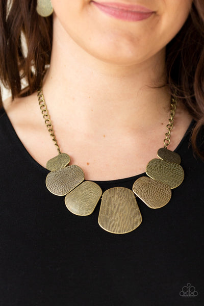 Necklace CAVE The Day - Brass