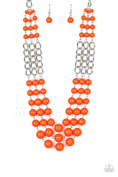 Necklace A La Vogue - Orange