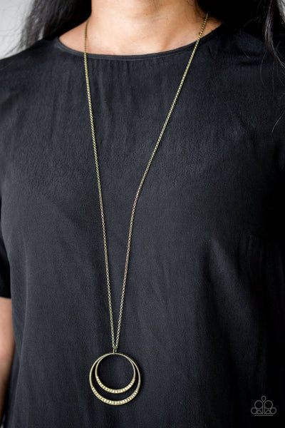 Necklace Front and EPICENTER - Brass