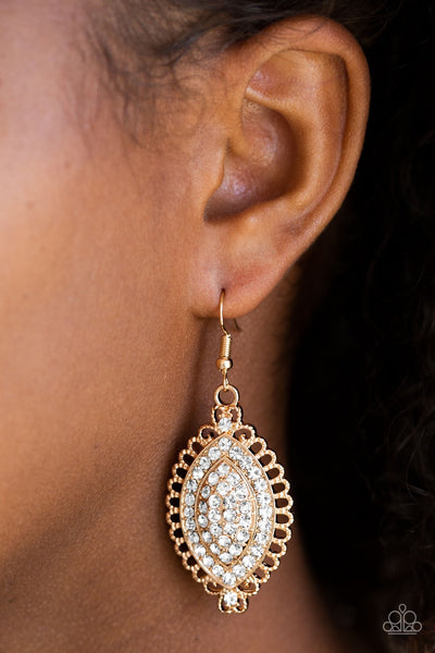 Earrings Pretty Prestigious - Gold