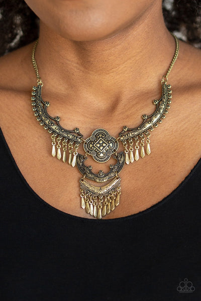 Necklace Rogue Vogue - Brass
