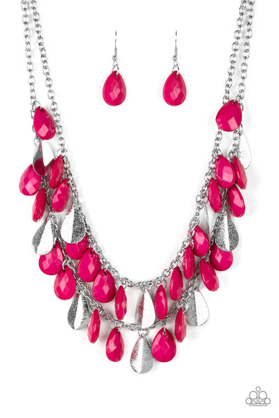 Necklace Life of the FIESTA - Pink