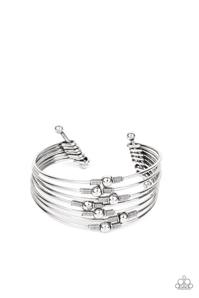 Bracelet Industrial Intricacies - Silver