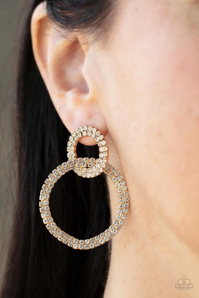 Earrings Intensely Icy - Gold