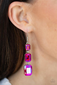 Earrings Cosmic Red Carpet - Pink