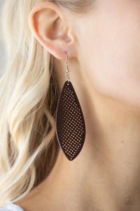 Earrings Surf Scene - Brown