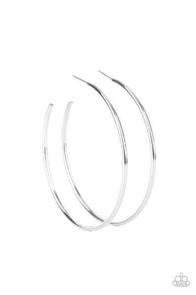 Earrings Mega Metro - Silver