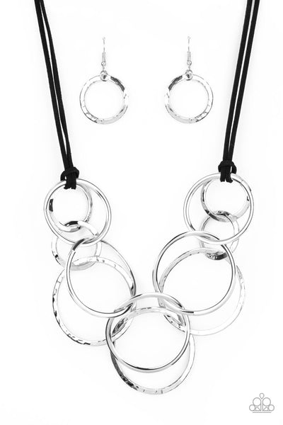 Necklace and Spiraling Out of COUTURE - Silver