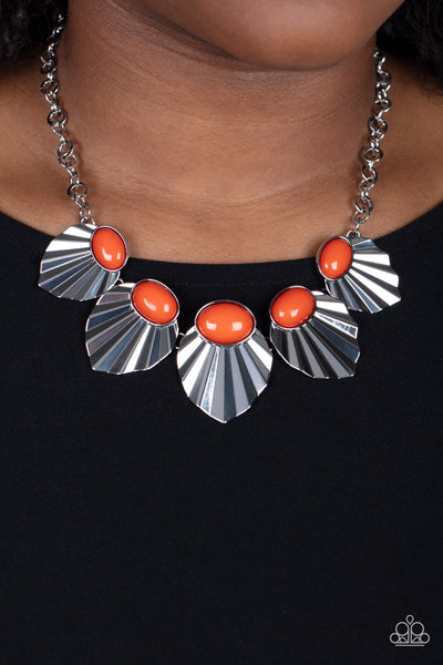 Necklace Fearlessly Ferocious - Orange