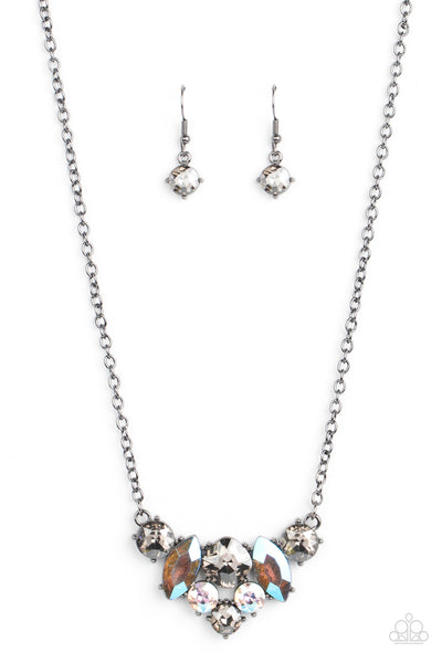 Necklace Lavishly Loaded - Black