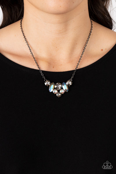 Necklace Lavishly Loaded - Black