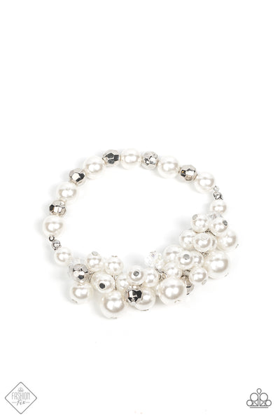 Bracelet Elegantly Exaggerated - White