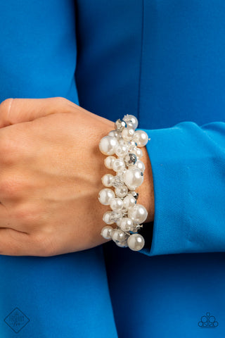 Bracelet Elegantly Exaggerated - White