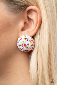 Earrings Kaleidoscope Sky - White