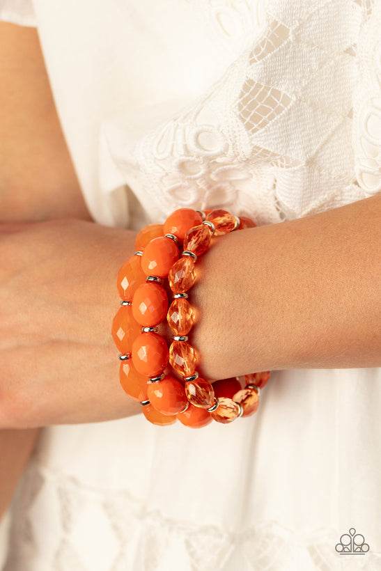 Orange Paparazzi Bracelets