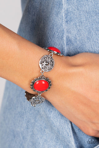 Bracelet Positively Poppy - Red