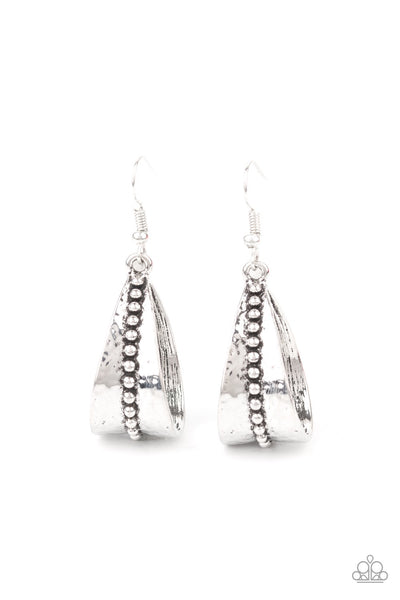 Earrings STIRRUP Some Trouble - Silver