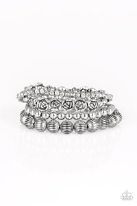 Bracelet-Rose Garden Gala - Silver