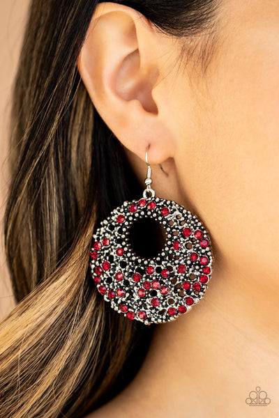 Earrings Starry Showcase - Red