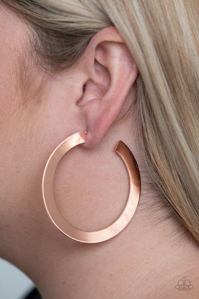 Earrings The Inside Track - Copper