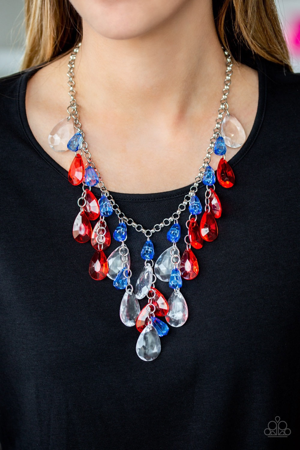 Necklace Acrylic-Irresistible Iridescence - Multi