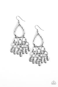 Earrings Teardrop Trinket - Silver