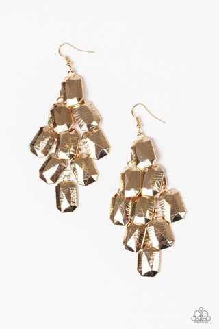 Earrings Contemporary Catwalk - Gold