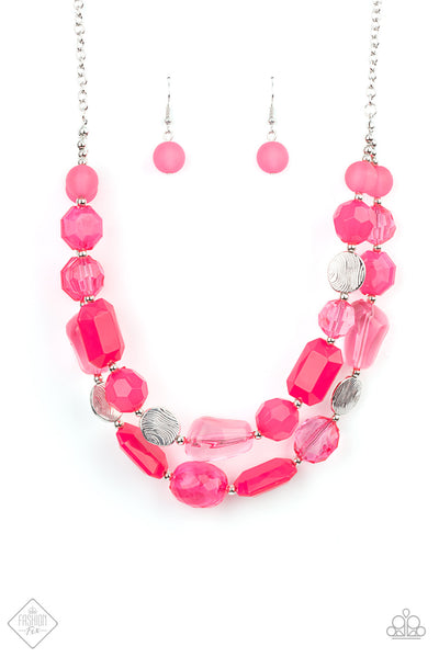 Necklace-Oceanic Opulence - Pink