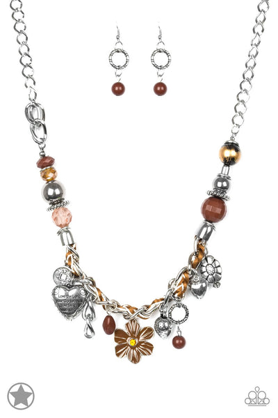 Necklace Charmed, I Am Sure - Brown