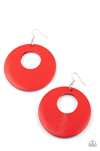 Earrings Island Hop - Red