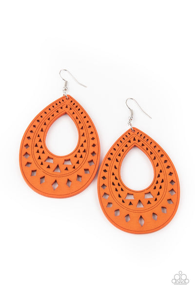 Earrings Belize Beauty - Orange