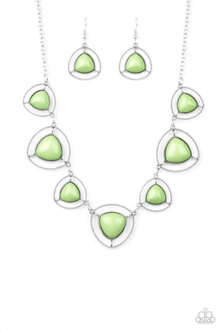 Necklace Make A Point - Green