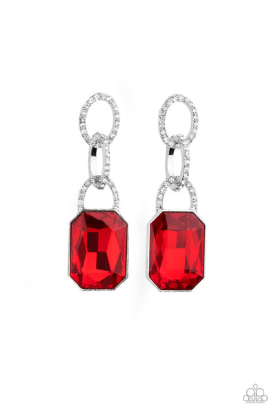 Earrings Superstar Status - Red