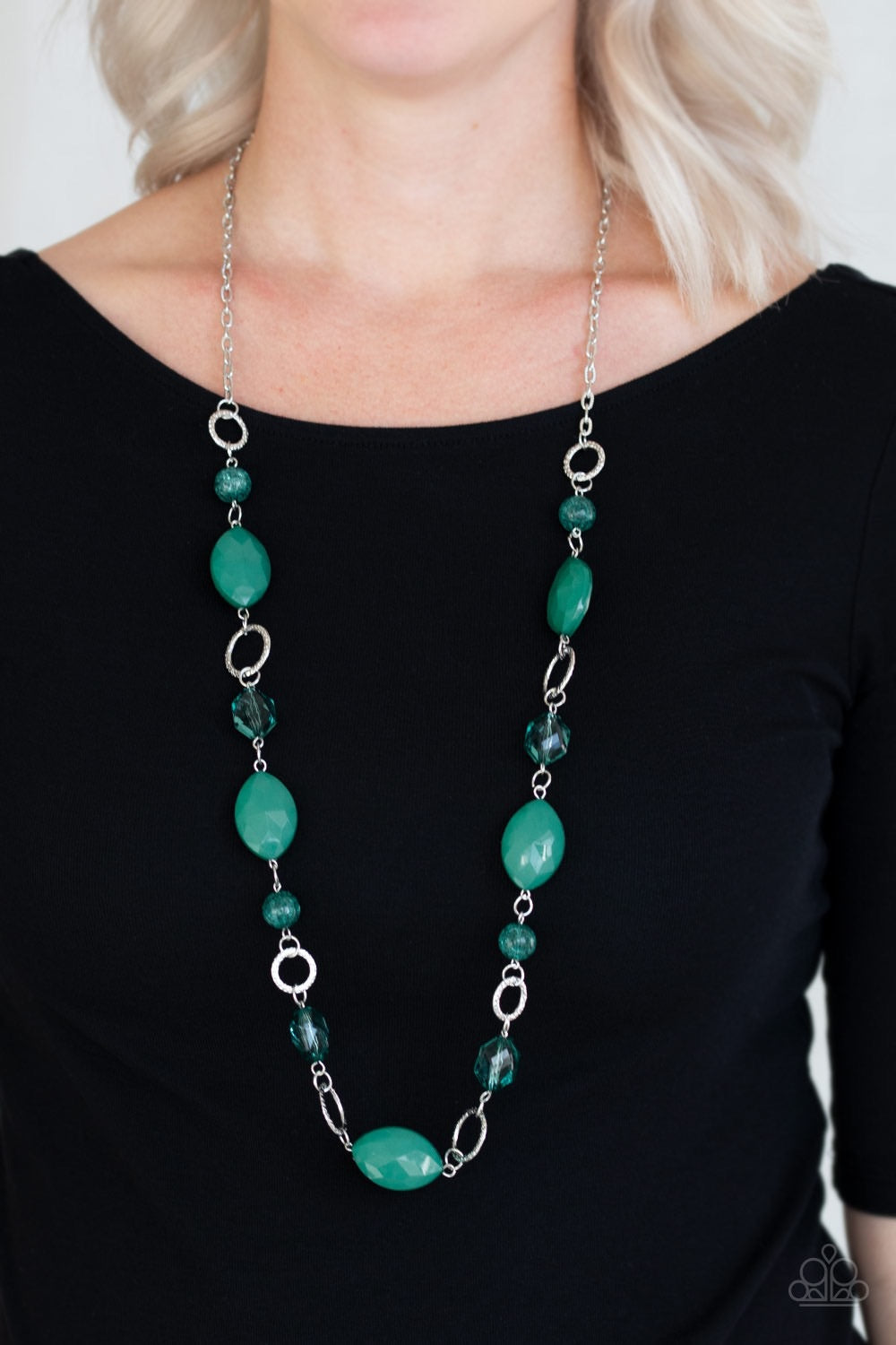 Necklace Shimmer Simmer - Green