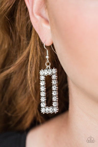 Earrings Mirror, Mirror - White