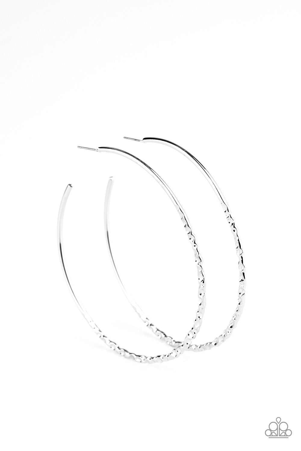 Earrings Embellished Edge - Silver