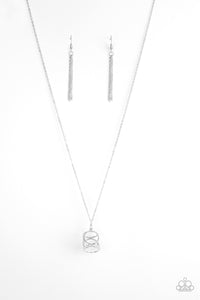 Necklace Pandoras Box - White