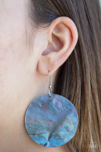 Earrings Cosmic Rainbow - Blue