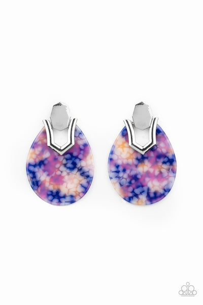 Coming Soon Earrings HAUTE Flash - Blue