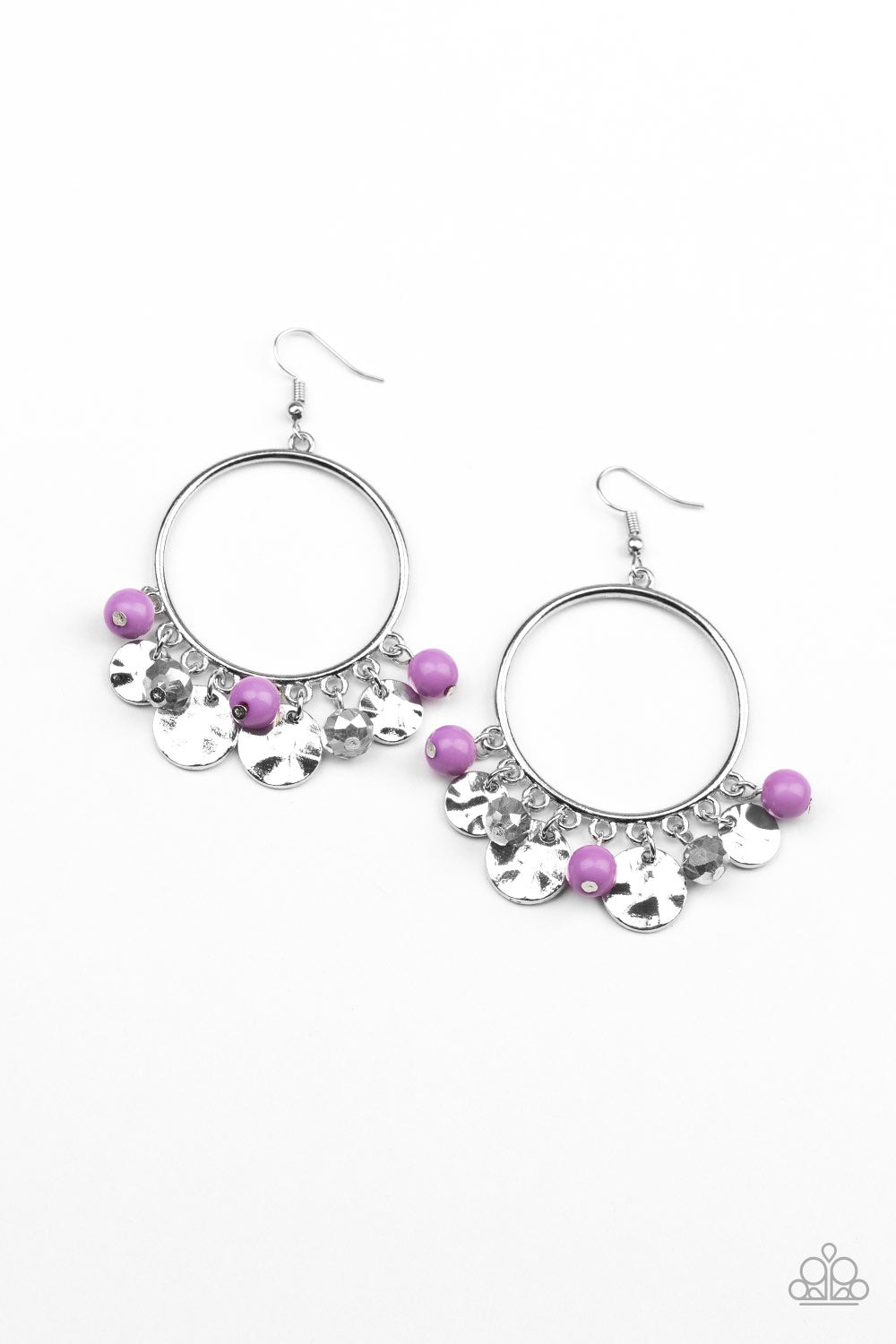 Earrings Chroma Chimes - Purple