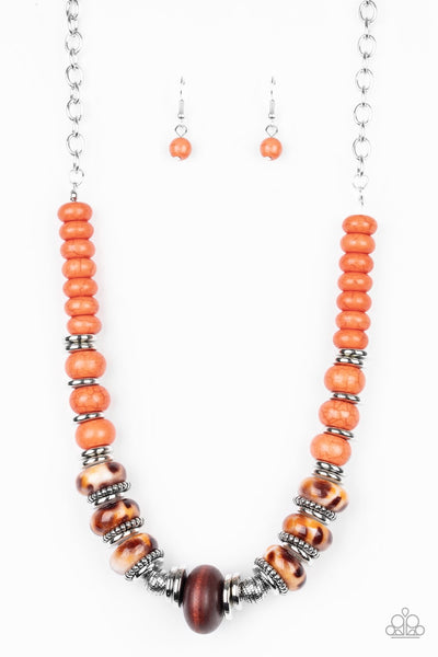 Necklace Desert Tranquility - Orange