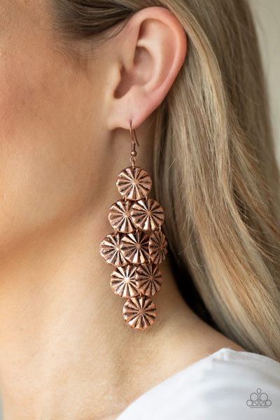 Earring Star Spangled Shine - Copper