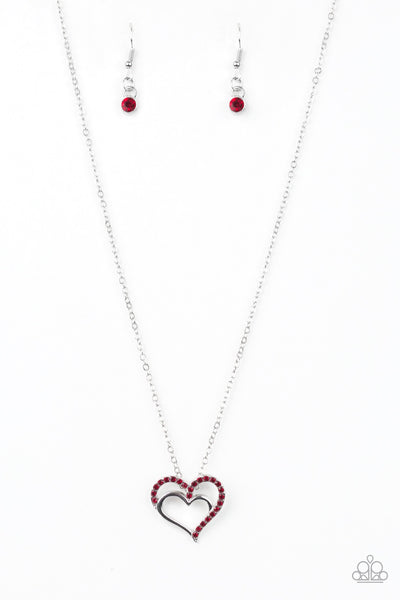 Necklace Heart To HEARTTHROB - Red