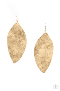 Earrings Serenely Smattered - Gold